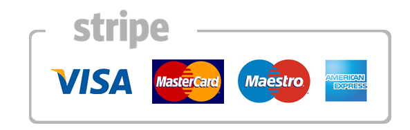 Stripe — Visa, MasterCard, Maestro, American Express